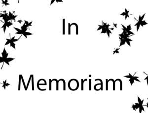 In Memoriam